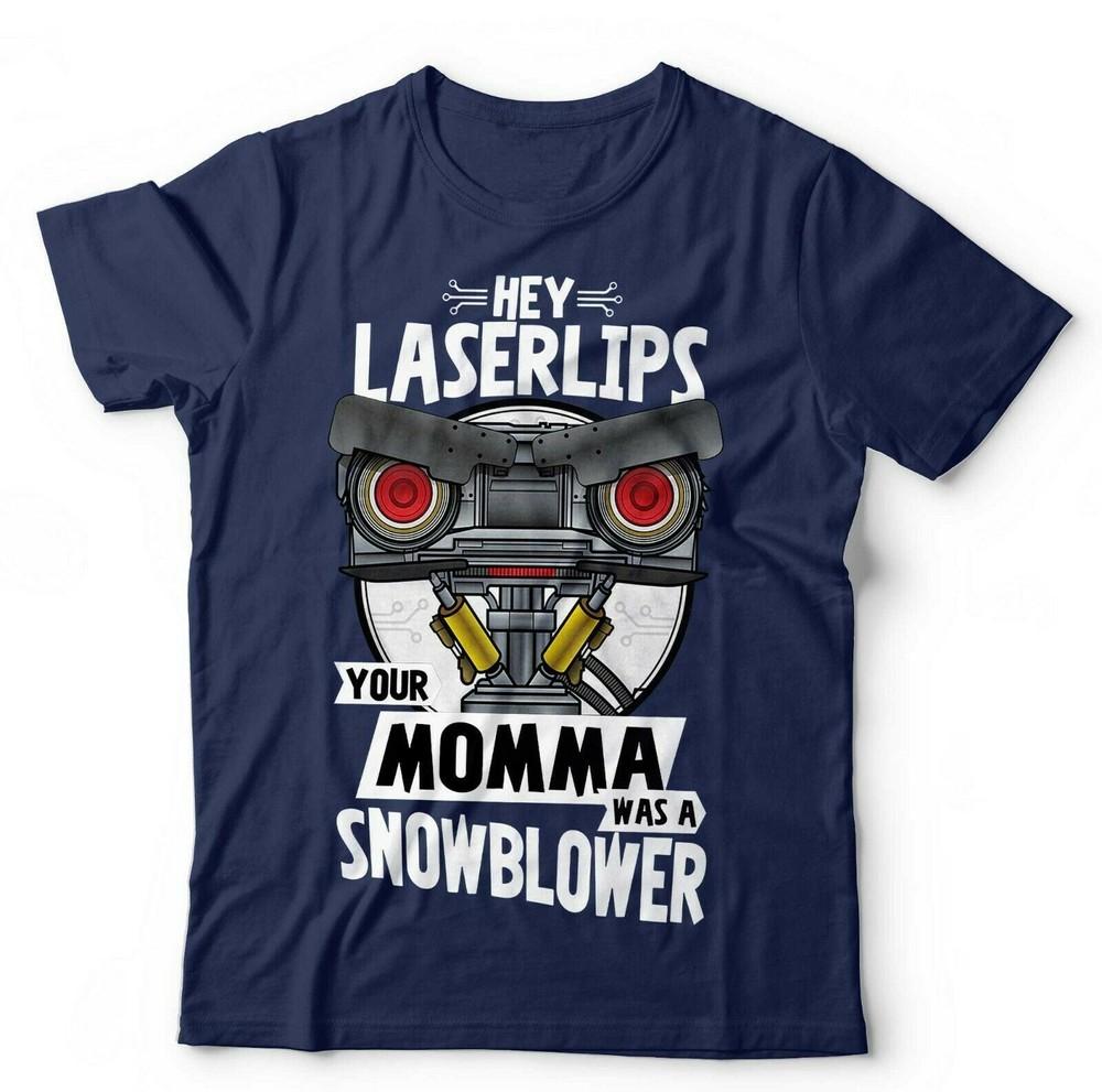 Short Circuit Tshirt Hey Laser Lips Unisex Kids Johnny 5 Robot Funny 80s S