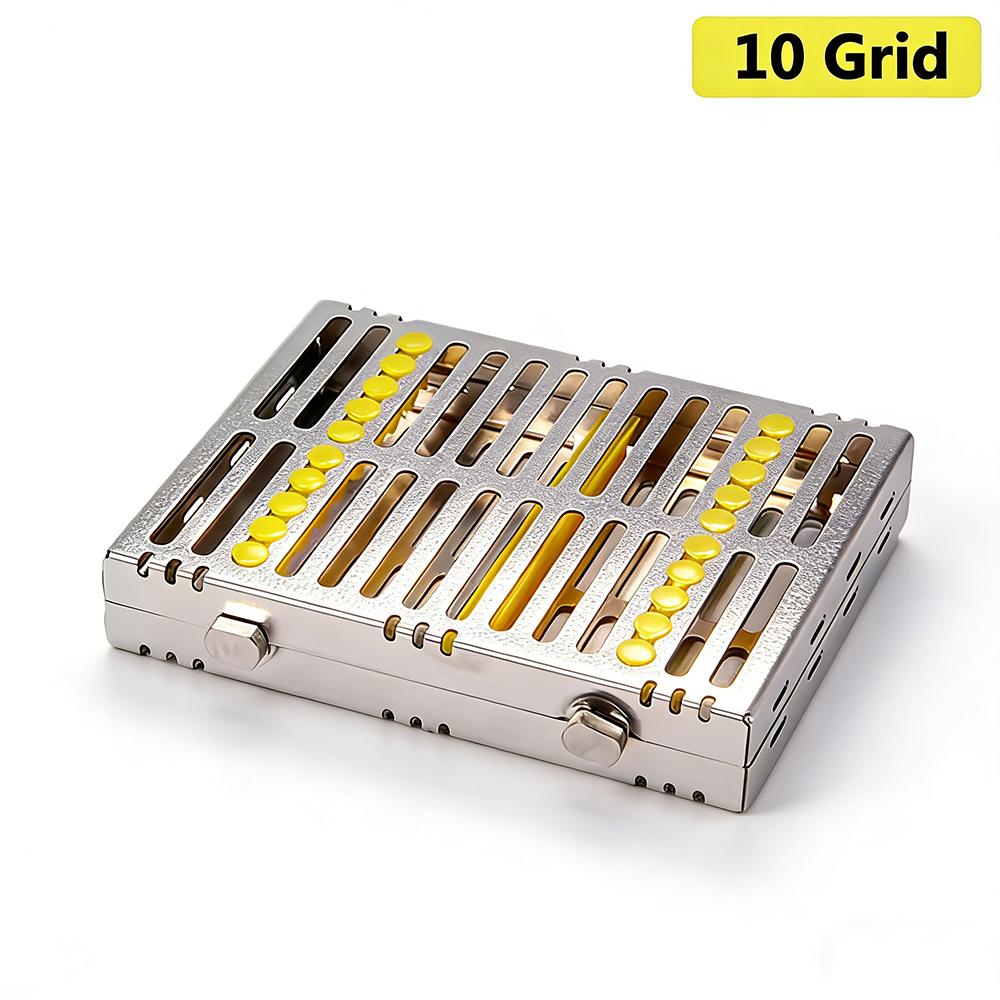 5/10/20 Holes 1 Piece Dental Stainless Steel Disinfection Placing Box Tray for Dental Instrument Disinfection Plate