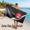 Aberdeen FC Design Beach Towel Custom Text Large Towel for Beach Vacation