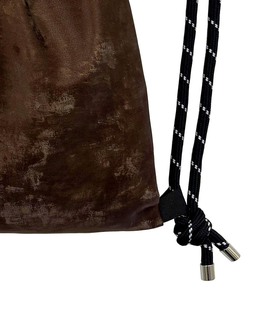 Other-Worldly Rose Drop Pearl Gym Sack [Brown]