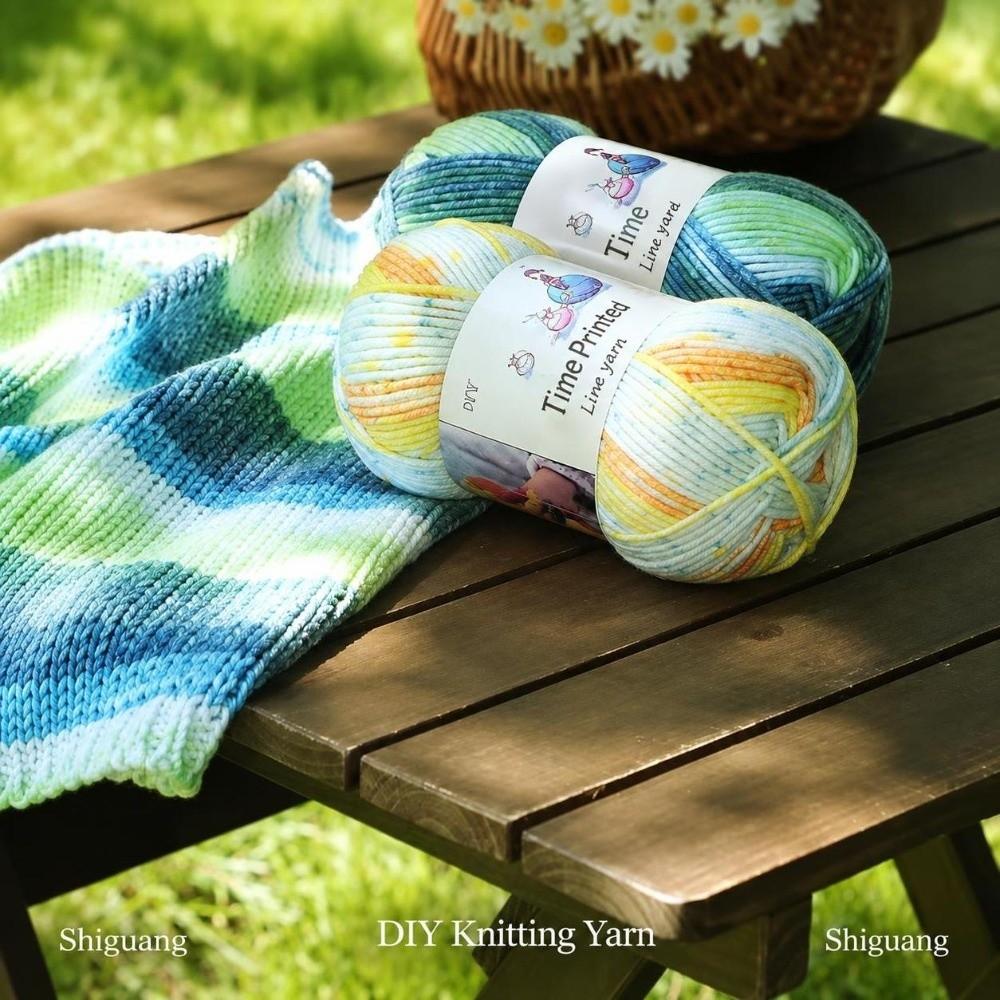 Total Colorful Knitting Yarn Soft Crochet Yarn Knitting Sweaters Bags Blankets