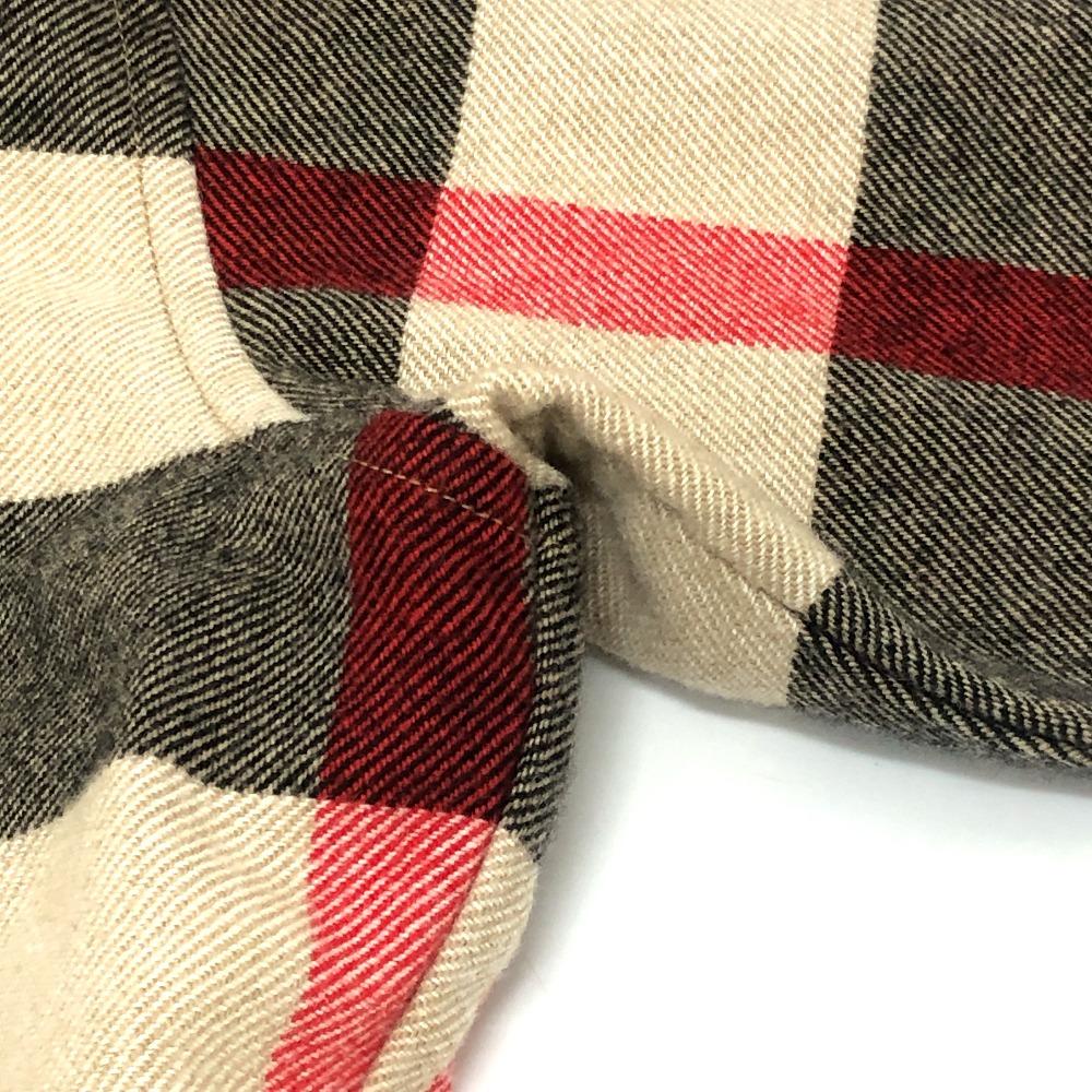BURBERRY 8050135 Check pattern Apparel Outerwear Shirt Jacket Zip-Up Blouson