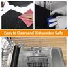24x16 Zoll Wiederverwendbare Grillmatte Antihaft Große Barbecue-Folie Ofenauskleidung zum Backen Kochen Leicht zu Reinigen
