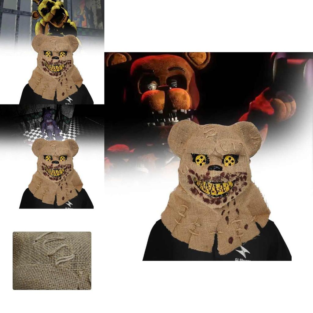 Five Nights At Freddy's Material de PVC Máscara Divertida de Animal para Niños Fiestas Temáticas