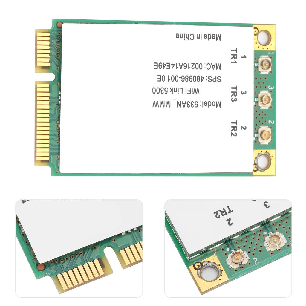 Wireless Network Card 750M 2.4G 5G Dual Band Mini PCIE Notebook Supplies SPS 480986 5300AGN