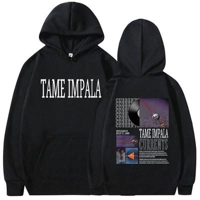 Rockband Tame Impala Turné 2026 Nytt Cover Huvtröjor Unisex Vintage Oversized Långärmad Tröja Hip Hop Popmusik Fleece Huvtröja