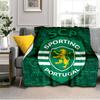 Ruge Leao Sporting Portugal's Pride Blanket Suitable for Sofas, Beds, Offices, And Camping - Perfect Gift for Halloween Christmas