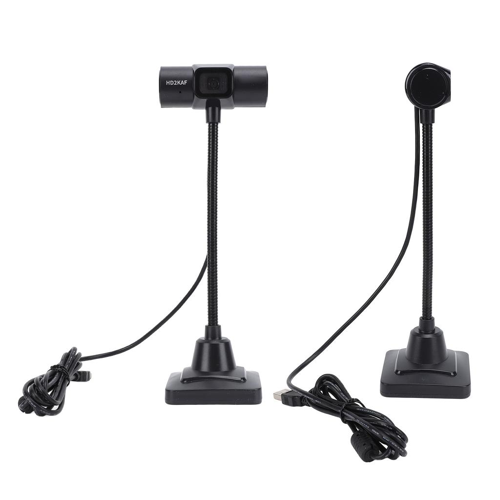 USB Computer Web Camera 2K Wide Angle Auto Focus Built in Noise Reduction Laptop Webcam
