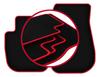 Velour Floor Mats with Red Edge For: BMW Z4 G29 0 (2019-2022)