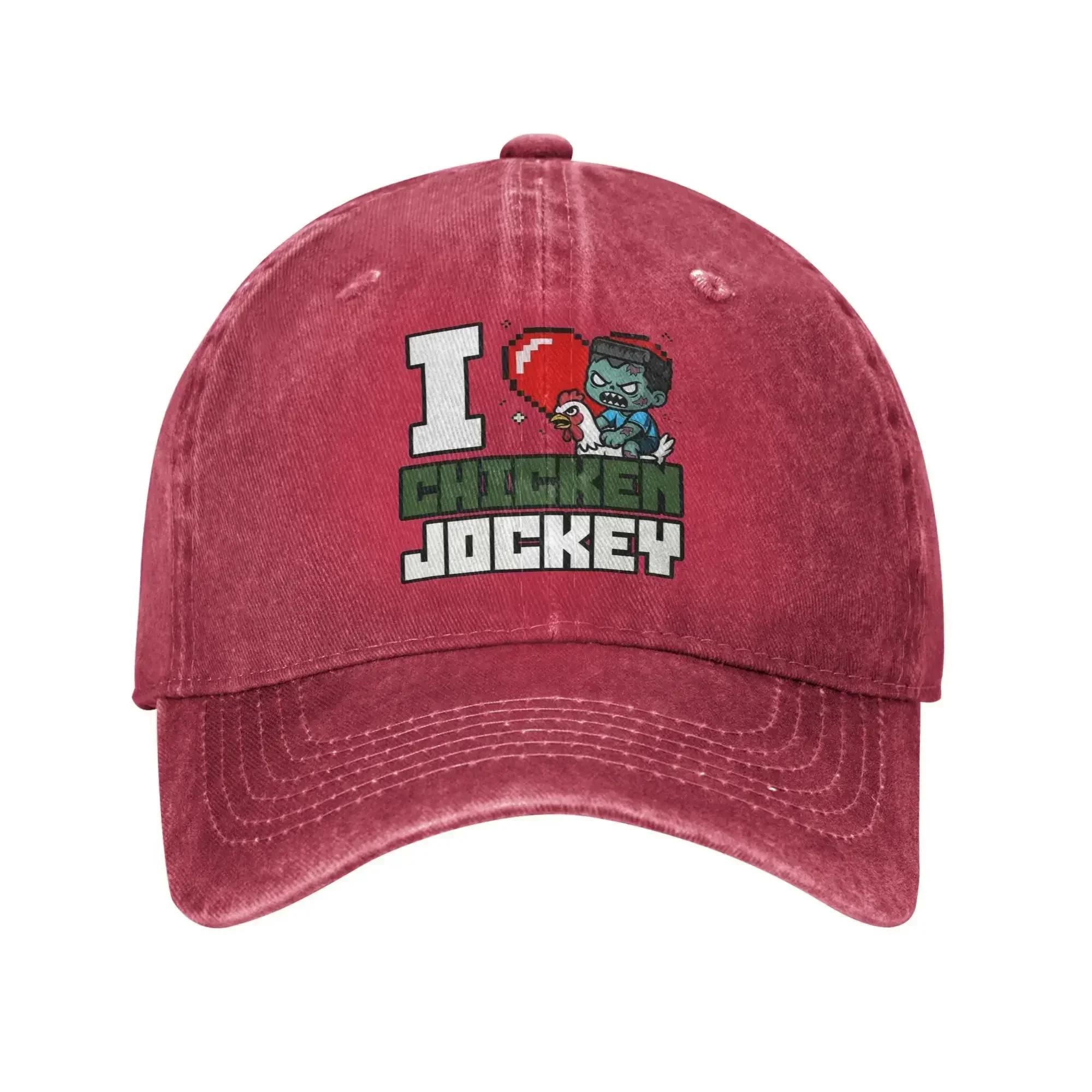 Unisex I Love Chicken Jockey Caps Merch Baseball Cap Fashion Absolute Cinema Movie Trucker Hats Adjustable One Size