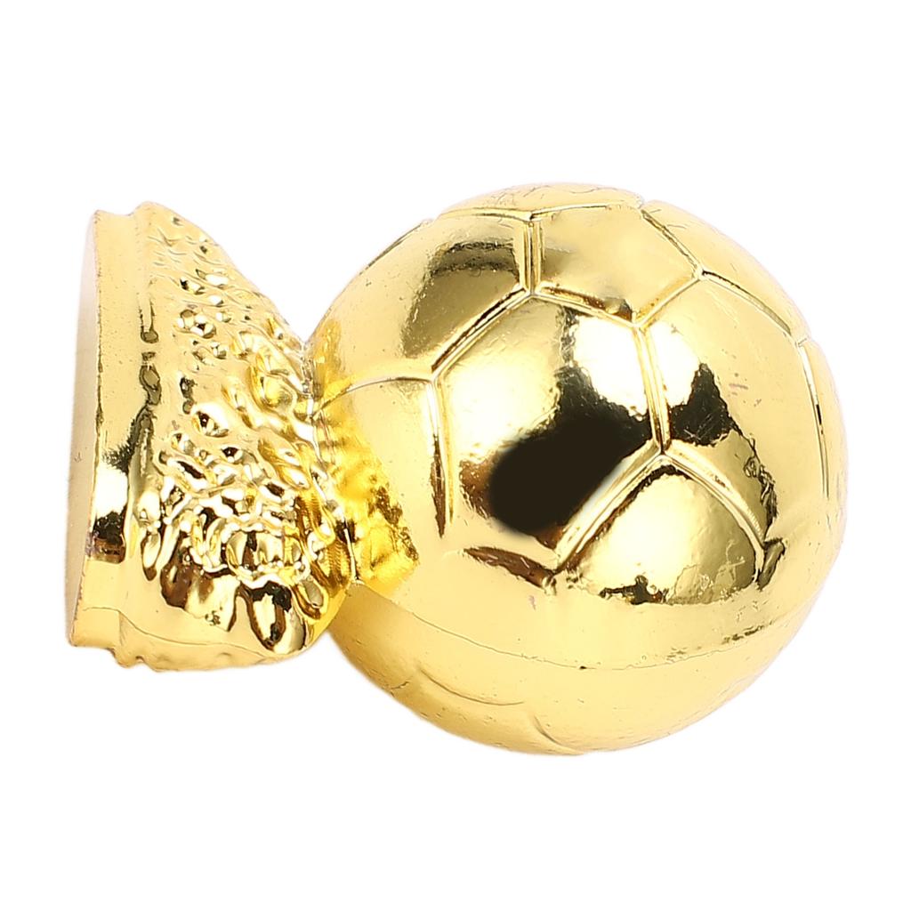 3cm Golden Globe Award Metall Fußballspiel Gedenkornament für Fans Dekoration