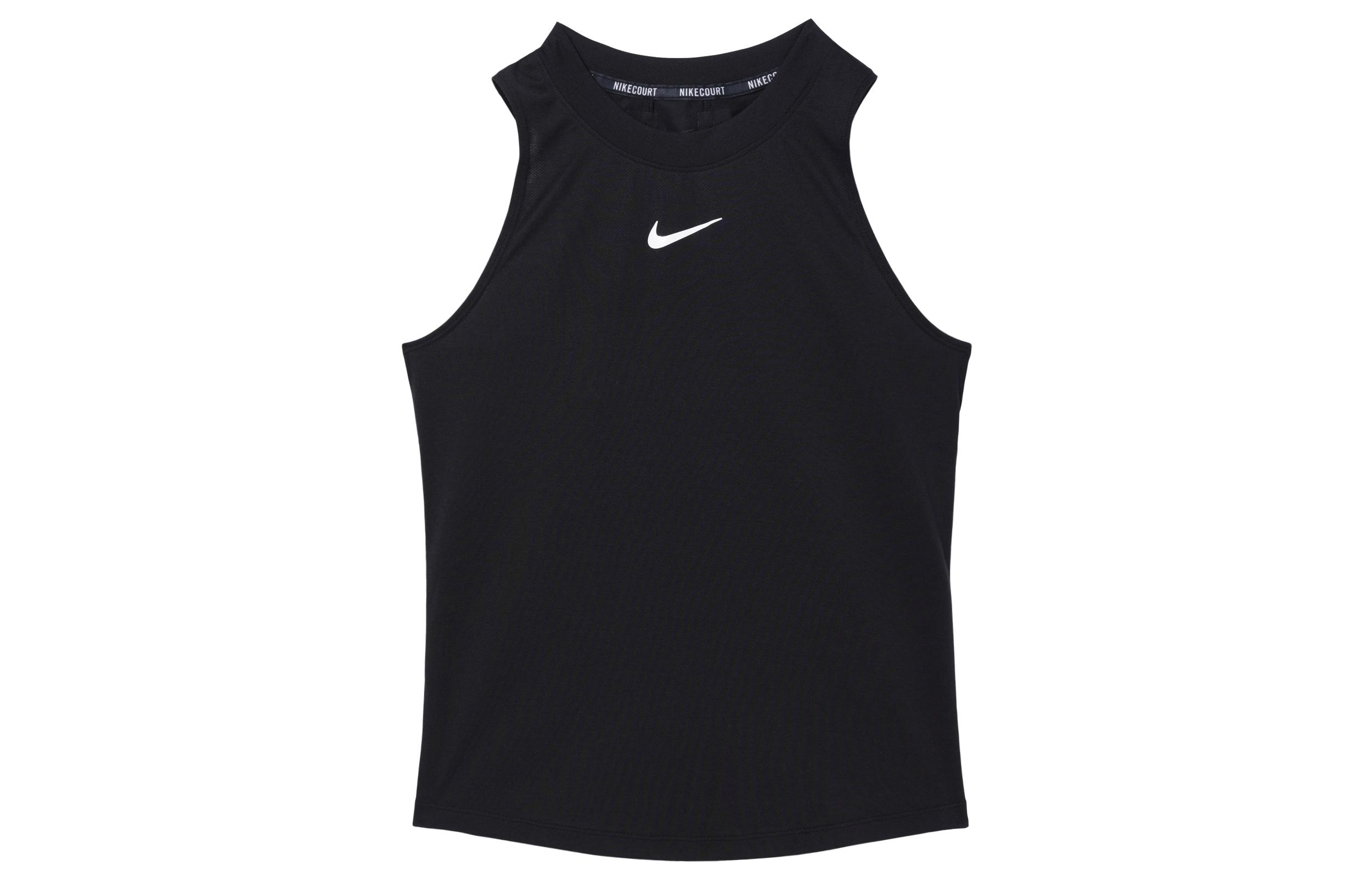 Nike Tank Tops Women s Black Crew Neck Moderate Straight Fit FD5674-010 M