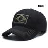 Spring and Autumn New Cotton Embroidered Brazilian Flag Baseball Cap Outdoor Cotton Men and Women Camouflage Sun Hat