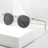 Unisex UV Protection Round Frame Sunglasses for Outdoor & Driving