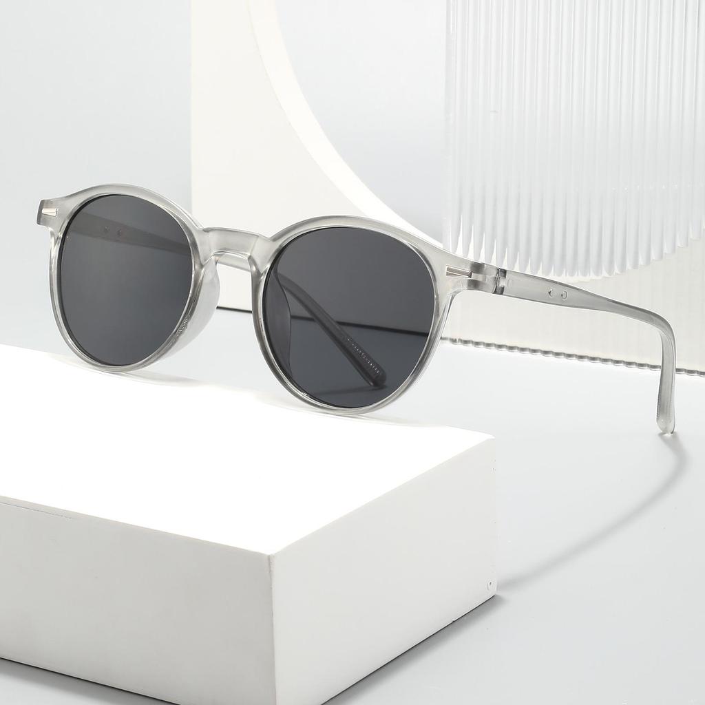 Unisex UV Protection Round Frame Sunglasses for Outdoor & Driving