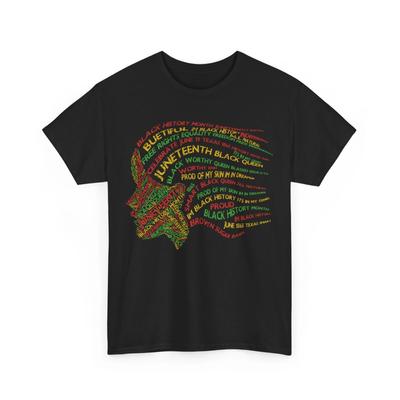 Juneteenth Shirt, Multiword Woman Face Juneteenth African American Shirt