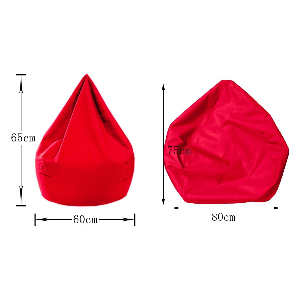 Waterproof Beanbag Cover Without Filling Stuffed Animal Holder