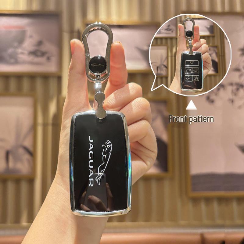 Jaguar XFL/XEL/F-Pace/F-Type/E-Pace/XE Stylish Key Cover with Buckle for Women