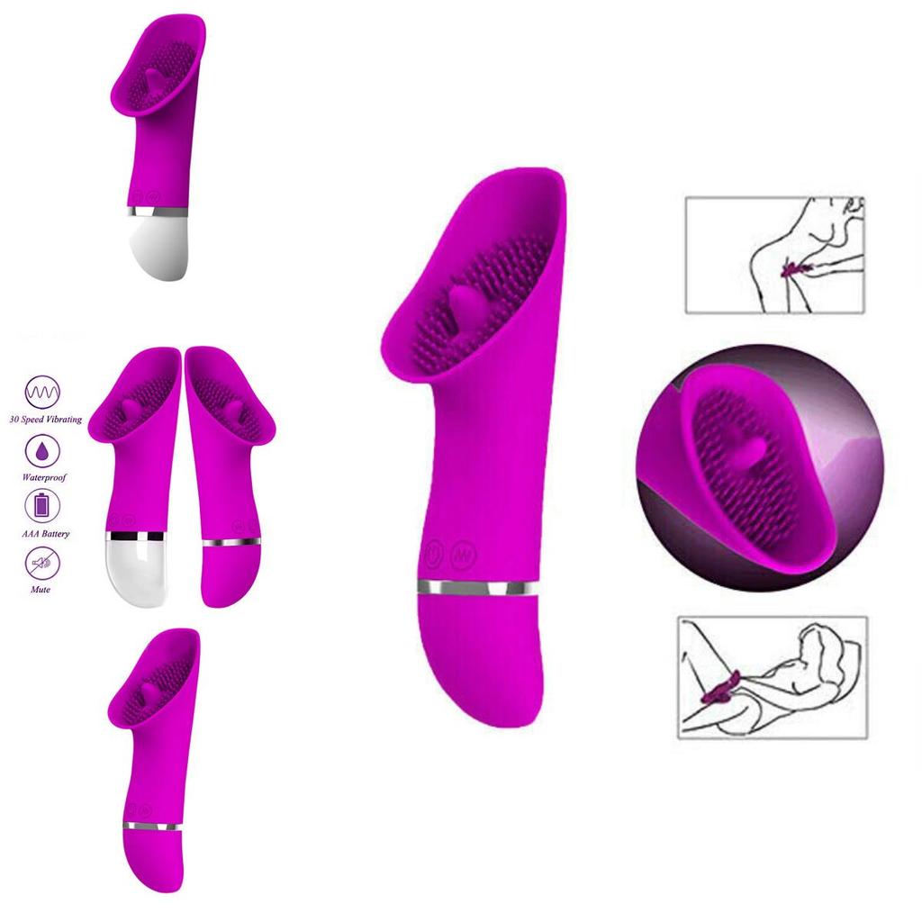 Hypoallergenic Clit Licking Vibrator For Women Whisper Quiet 30 Vibration Modes