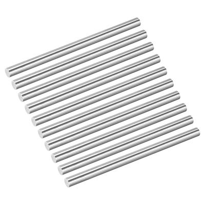 Uxcell Set of 304 Stainless Steel Round X Solid Metal Shafts for Model DIY Metalworking 10-Piece Bars, 5.5mm 102mm, Lathes, Airplanes, Cars, Boats,