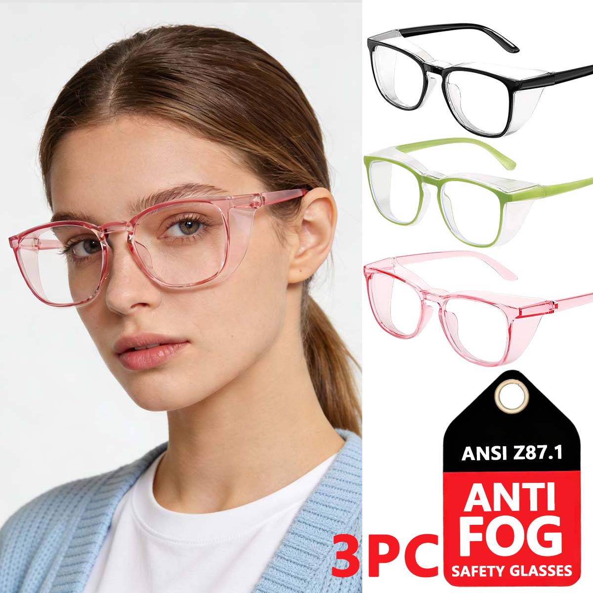 Anti-splash Debris Goggles Anti-blue Glasses Anti-sand Anti-shock Riding Safety Goggles Anti-fog Glasses Safety Glasses HM9