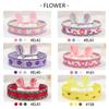 Bohemian Adjustable Floral Embroidered Bracelet with Roses and Sunflowers