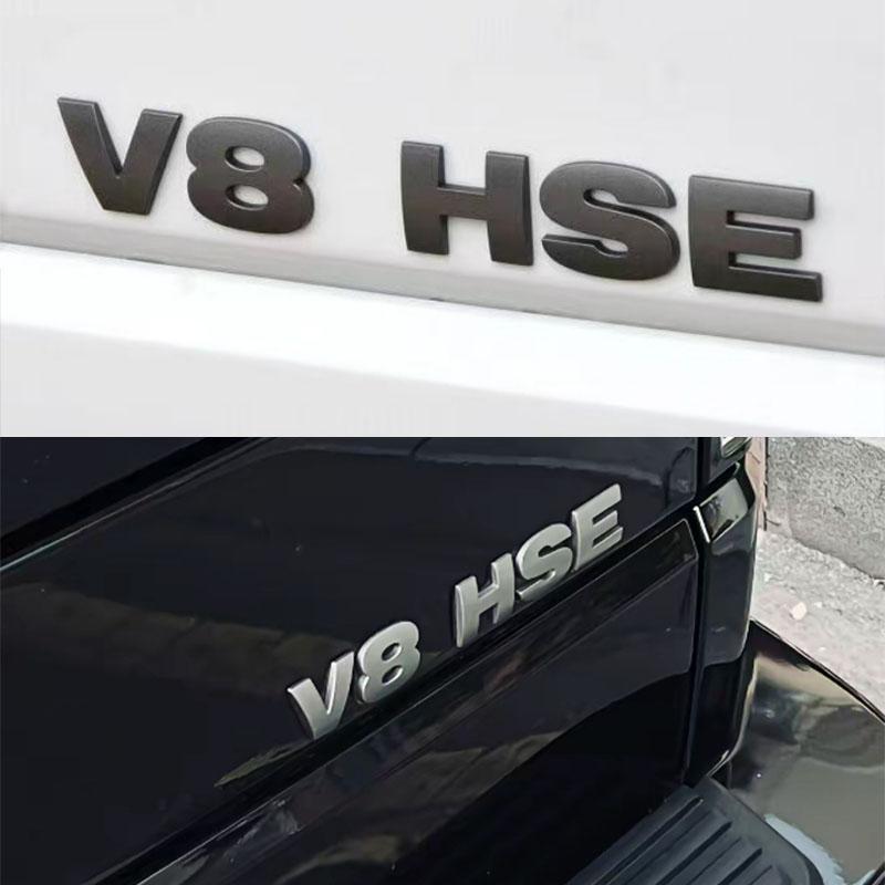 3D Premium HSE Letters for Sport England UK SUV Off Road car Engine Hood Fender trunk Tail Rear Decal Emblem Badge Sticker