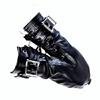 Unisex Leather Bondage Bracelets Set Offers Adjustable BDSM Handcuffs With Dual Feet Cuffs Designed For Couple Role Play