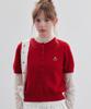 KIRSH Small Cherry Short Sleeve Knit Cardigan [Red]