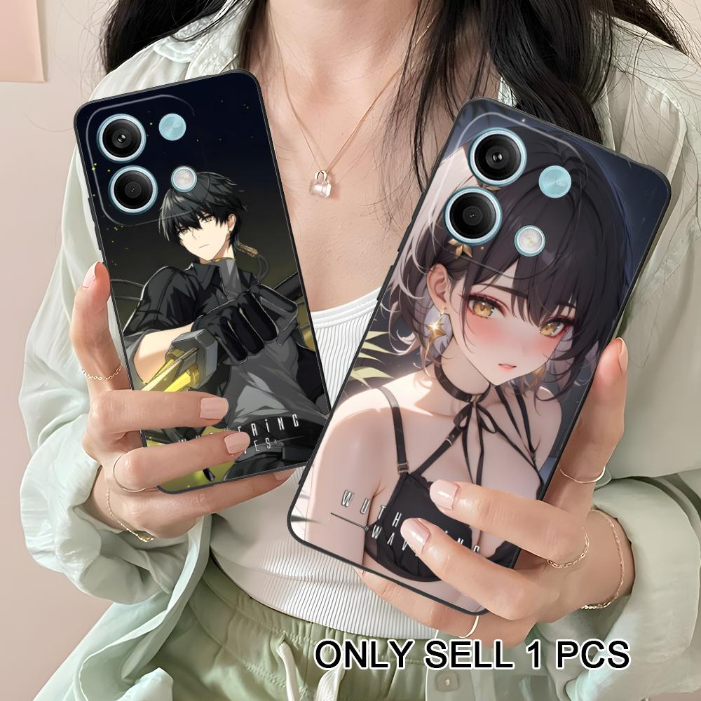 Wuthering Waves Rover Matte TPU Mobile Phone Case for Xiaomi Redmi Note 14 13 12 11 S Pro Plus 4G 5G Colorful Printing Cover