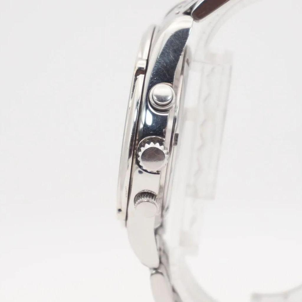 Used  SEIKO 7T32-6J50 Chronograph Alarm White Dial New Battery Replaced June 1988 Quartz Men's Watch Genuine Bracelet Working Condition