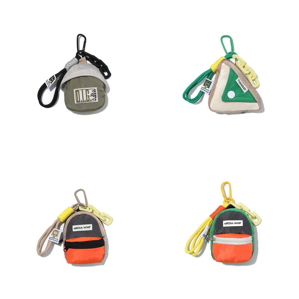 Summer Colorful Mini Key Wallet With Breathable Fabric For Daily Use