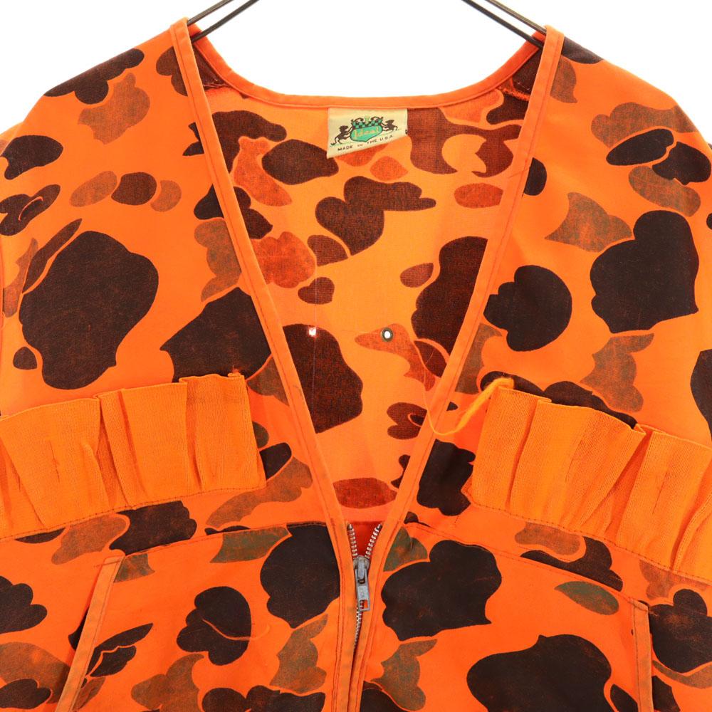 ALT 90er Made in USA Overallgriff Best Orange Serie Reißverschluss Herren Gebraucht