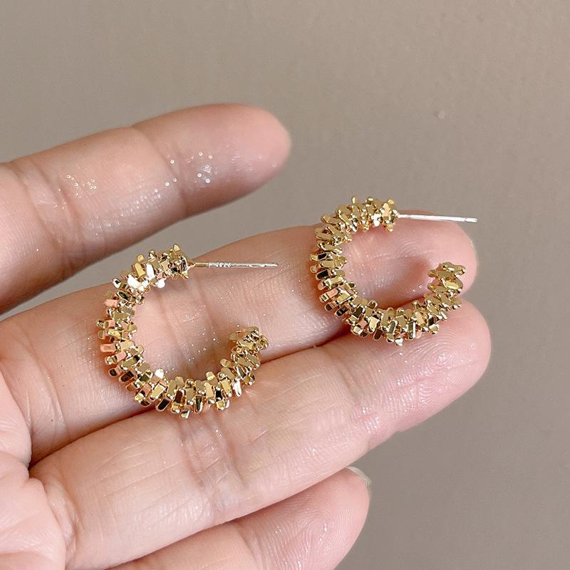 Cercei Ciucuri Floare Golă Acul de Argint Modă Personalitate Vânt Rece Cercei Lungi Temperament Cercei Avansați