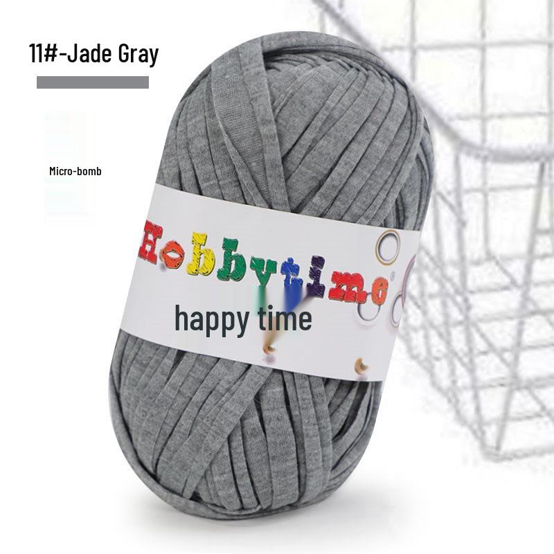Cloth Strip Yarn DIY Crochet Kit: Handmade Bag, Knitting Material for Cushions, Carpets, and Dolls