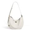 Leather Crescent-shaped Bag for Fashionable and Casual Women Single-shoulder Dumpling Bag for Underarm Women