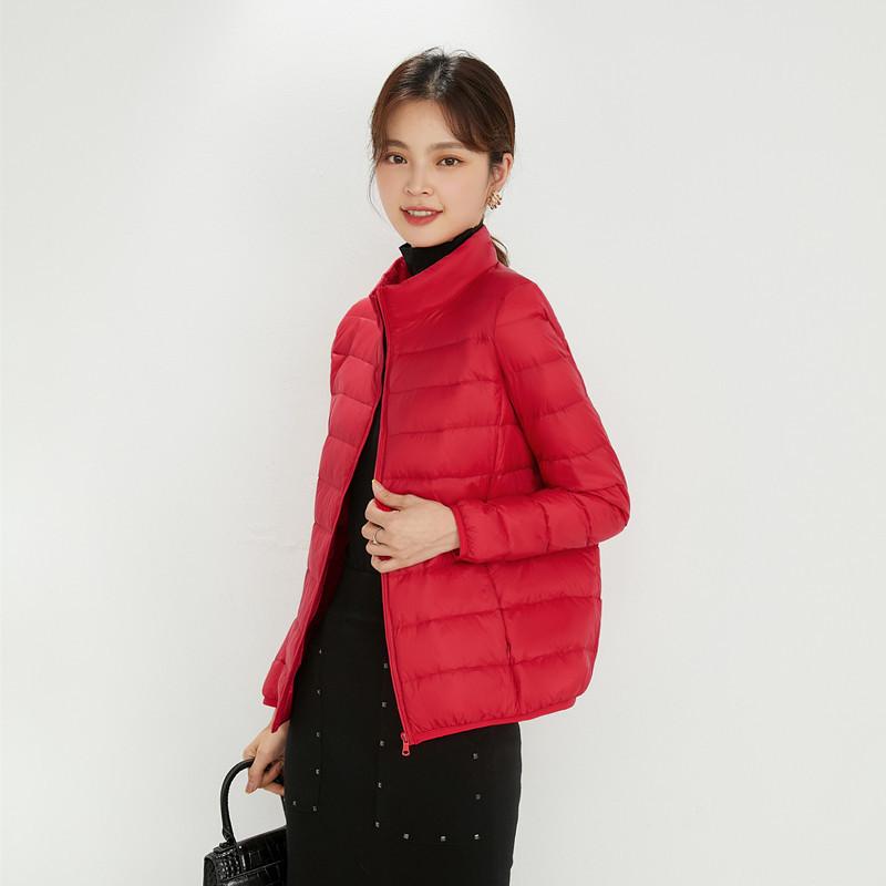 New down light down jacket women's clothing thin stand-up collar lightweight short winter women's jacket