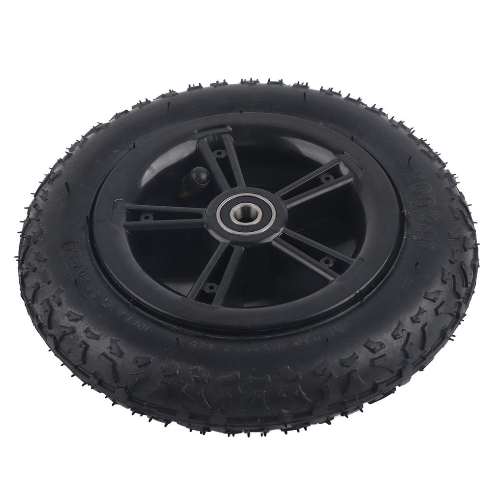 8in Electric Scooter Tire with Wheel Hub Inflation E?Bike Rubber Tyre Replacement 200x40