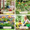Butterfly Garden Stakes Colorful Metal Ornaments for Outdoor Decor,Patio&Lawn Flower Pot Accents Desk Decoration,Christmas Decor