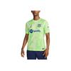 Nike Dri-Fit Spotify Barcelona 24/25 Second Away Casual Simple Crew Neck Short Sleeve Football Shirt Men Tops Green FQ2022702