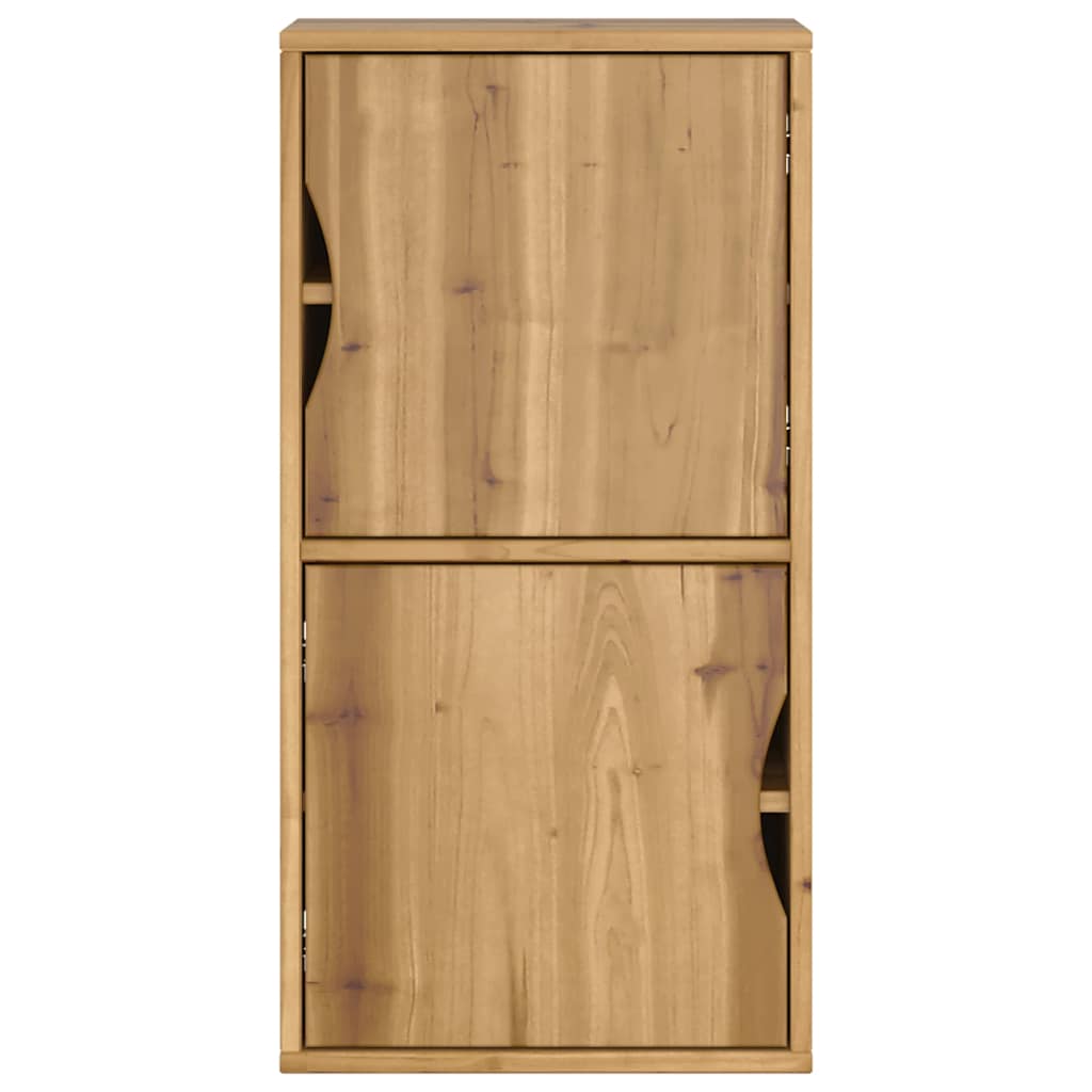 ODDA Side Table Cabinet 40 X 24 X 79 Cm Solid Pine Wood