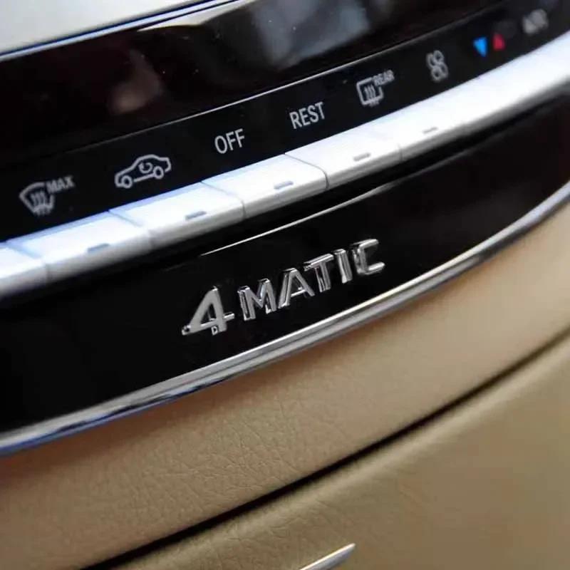 MAYBACH 4MATIC AMG TURBO Letter Emblem Badge Interior Center Console Logo Car Styling Accessory 3D Sticker For Mercedes Benz gfu1