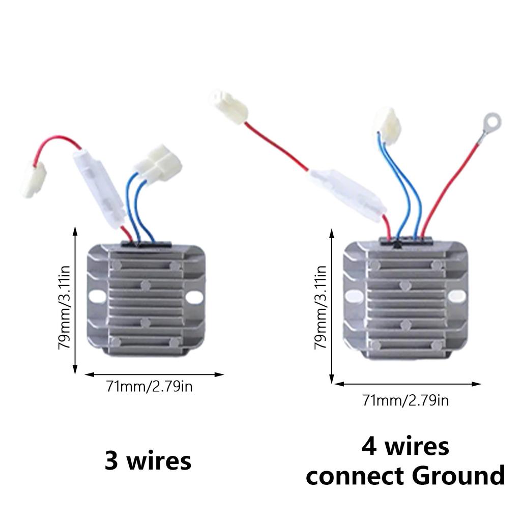3/4 Wire 173F 186F Diesel Generator Stabilizer Automatic Voltage Regulator Replacement Generator Adjuster Stabilizer