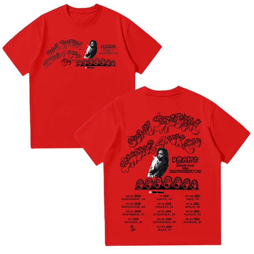 Drake & PARTYNEXTDOOR $ome $pecial $hows 4 Tour 2025 T Shirt Hip Hop Fashion Summer Cotton Loose Top Fans Gifts High Quality Tee