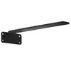 VEVOR Shelf Bracket, 10”L x 4”W x 1.6”H, 6 Pcs Heavy Duty Floating Shelf Brackets, Brackets for Shelves, 5mm Thick Matte Black L Shelf Bracket