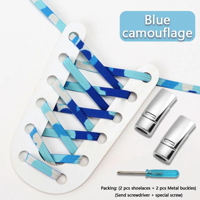 Colorful Elastic Laces Sneakers Magnetic Lock Shoe laces without ties Kids Adult Tennis No Tie Shoelaces for Shoes Accessories