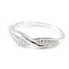 Silver Ring 'Goddess' White Silver (rhodium) - 5 Mm