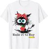 Habe es bis zum Mai Schwarze Katze Lehrer T-Shirt geschafft
