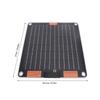 Solar Panel Double Sided 20W Dual TYPE C Output 5V 2A Ultra Thin Portable Solar Panel for Travel Camping