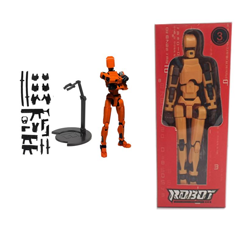 

13 Joints Movable Action Figures Dummy Nova Robot Assembled T13 Action Figurine With Holder Titan 13 Action Figurine Lucky13 Plaything